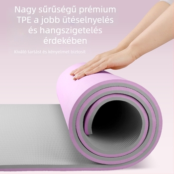 TPE jóga matrac kezdőknek, szélesebb, hosszabb, vastagabb, beltéri edzésekhez, otthoni használatra, női tánc és fitnesz