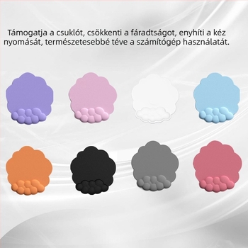 Felhő egérpad csuklópánttal – bőr, egyoldalas, csúszásmentes