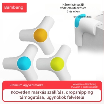 Silikonból készült asztal sarokvédő – rajzfilmszerű design, jobb szögű forma, Bang Bang Pig márka, 4 darabos csomag, licencelt magáncímke, Eredet: Guangdong