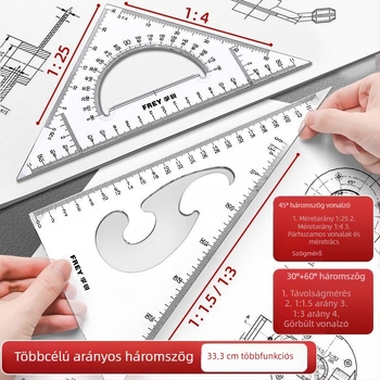 Fruyi mechanikai rajzkészlet, modell 6520, áramellátás nélküli