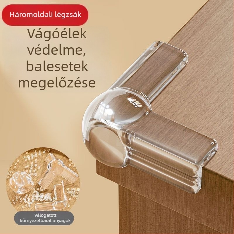 T-típusú sarkvédők bútorokhoz — puha ütéscsillapítók, anti-ütközés, Powerful Factory márka, minden helyiséghez