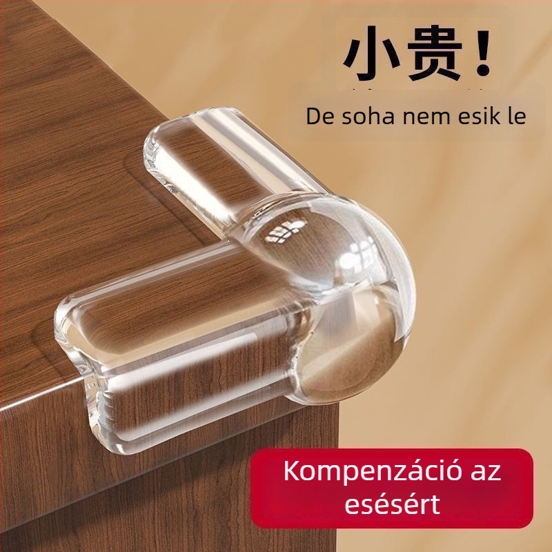 T-típusú sarkvédők bútorokhoz — puha ütéscsillapítók, anti-ütközés, Powerful Factory márka, minden helyiséghez