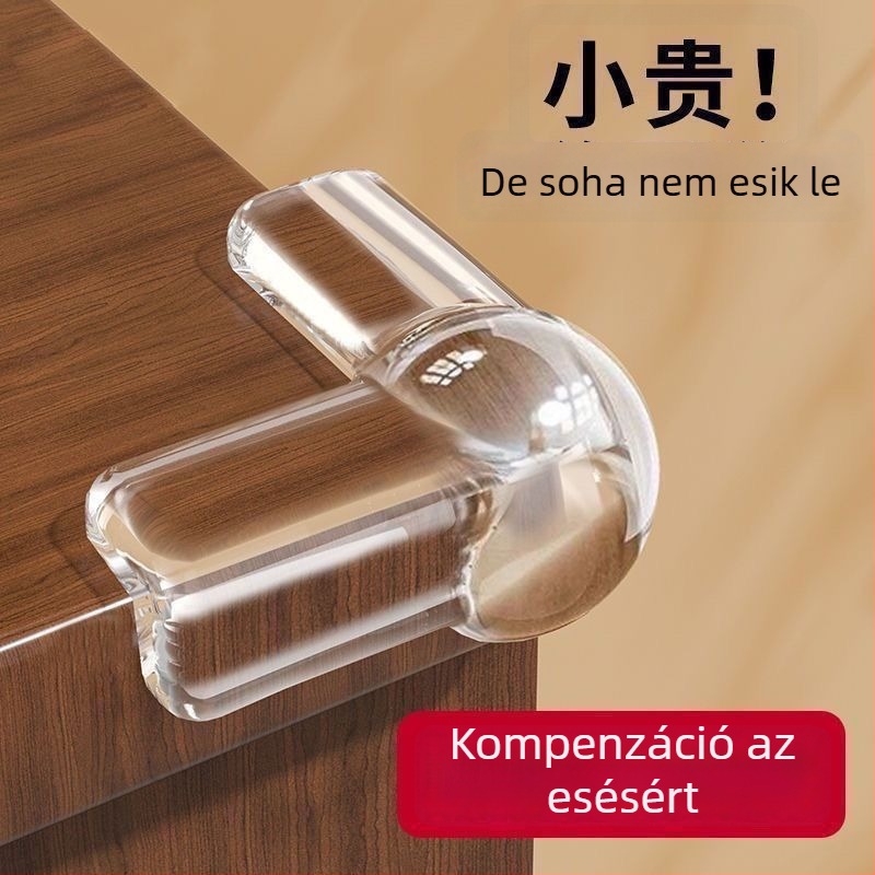 T-típusú sarkvédők bútorokhoz — puha ütéscsillapítók, anti-ütközés, Powerful Factory márka, minden helyiséghez