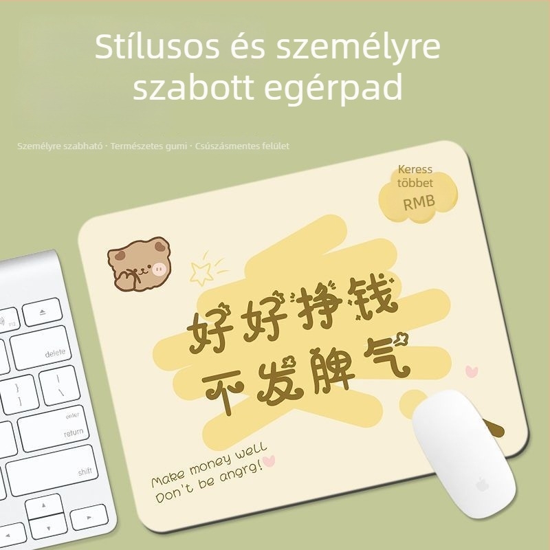 Íróasztal alátét természetes gumiból, csúszásmentes felülettel, hőátviteles nyomtatással, nemzeti trend stílusú.