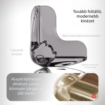 Légzsák-stílusú sarokvédő, öntapadó, gyermekbiztonság, puha bevonat, láthatatlan sarokvédő (Márka Shield dad, Forma: jobb szög, Eredet Taizhou, Csomagolás: 500)