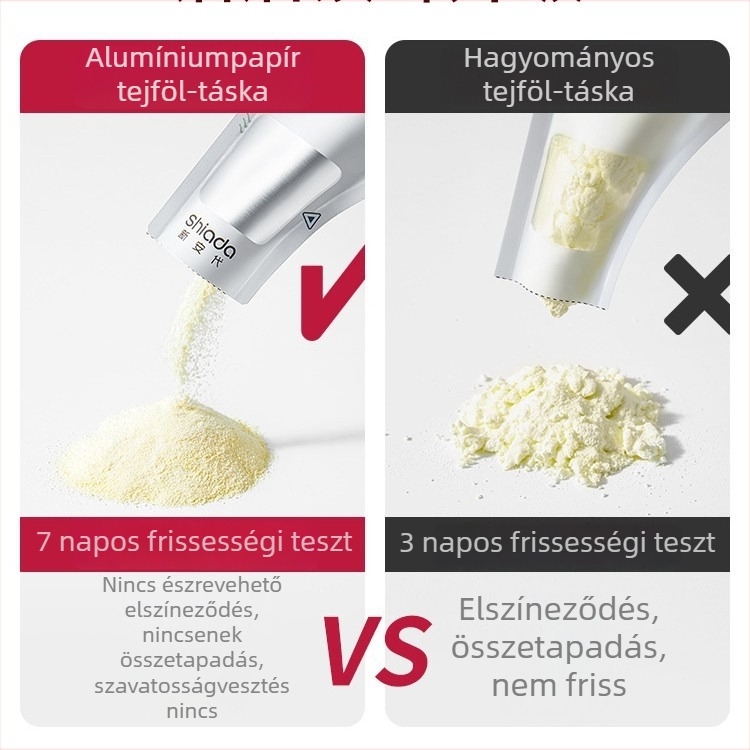 Tejpor tároló doboz – hordozható, zárható és antibakteriális, New Andai márka; újszülötttől 2 éves korig; licencelt magáncímke