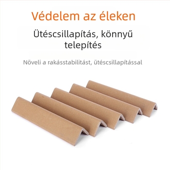 L-alakú sarkvédő Kraft papírból kartonhoz – ütésálló élvédő