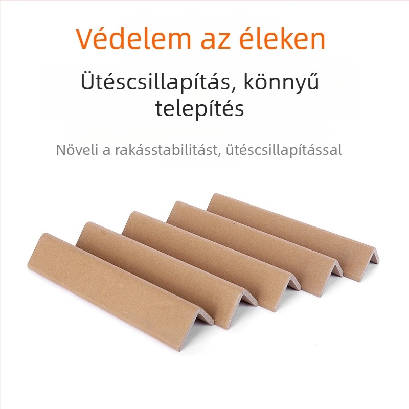 L-alakú sarkvédő Kraft papírból kartonhoz – ütésálló élvédő
