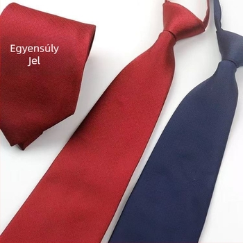 Francia preppy stílusú nyakkendő jacquard szövésű, nyíl-típusú, uniszex/adminisztratív, kockás mintázat, poliészter fonal