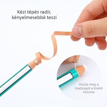 Uni EK-100 toll alakú radír, gumi, rajzhoz