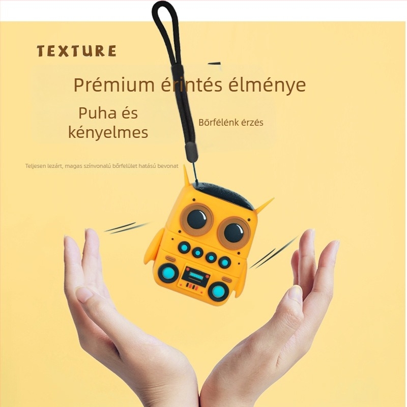 Bluetooth hangszóró 5.2-es verzióval, IPX6 védelem, beépített 800–1000 mAh akkumulátor, 3W teljesítmény, frekvenciatartomány 100 Hz–20 kHz