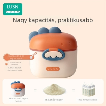 Baba tejpor tároló doboz, kétszintes kialakítás, Like a mountain márka, alkalmas újszülöttek számára