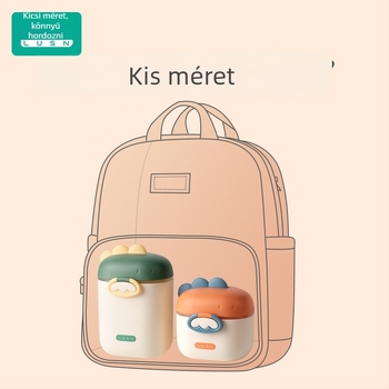 Baba tejpor tároló doboz, kétszintes kialakítás, Like a mountain márka, alkalmas újszülöttek számára