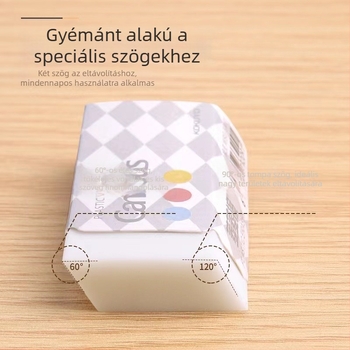 Gyémánt alakú ceruza radír, márka National Reputation, modell WSG-ERH1, PVC