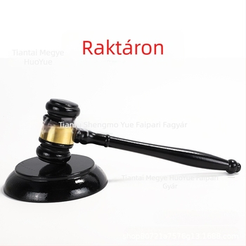 Döntő kalapács – jogi rekvizit, klasszikus stílus, lótuszfa, fa konstrukció