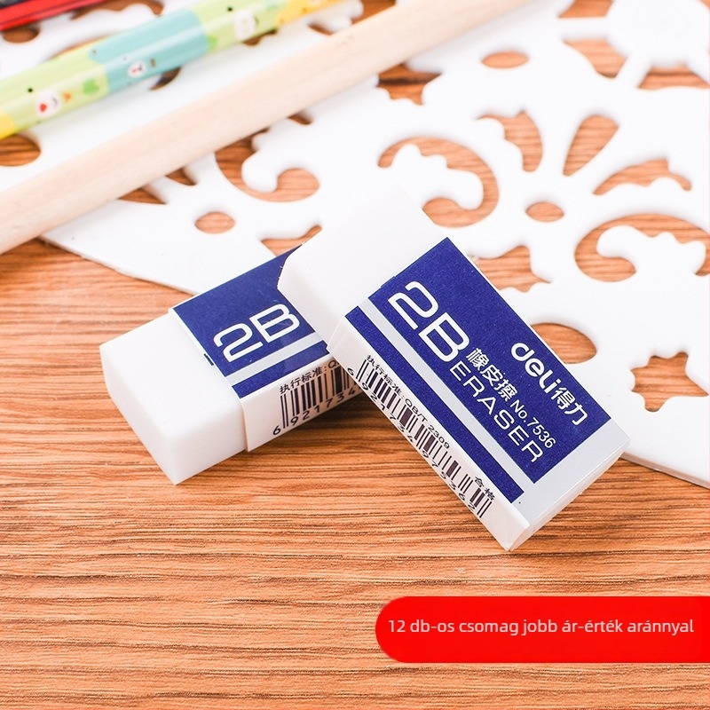 2B radír diákoknak és művészethez – Soumei/Show Charm, modell: 2B, anyag: radír, ajándékhoz megfelelő