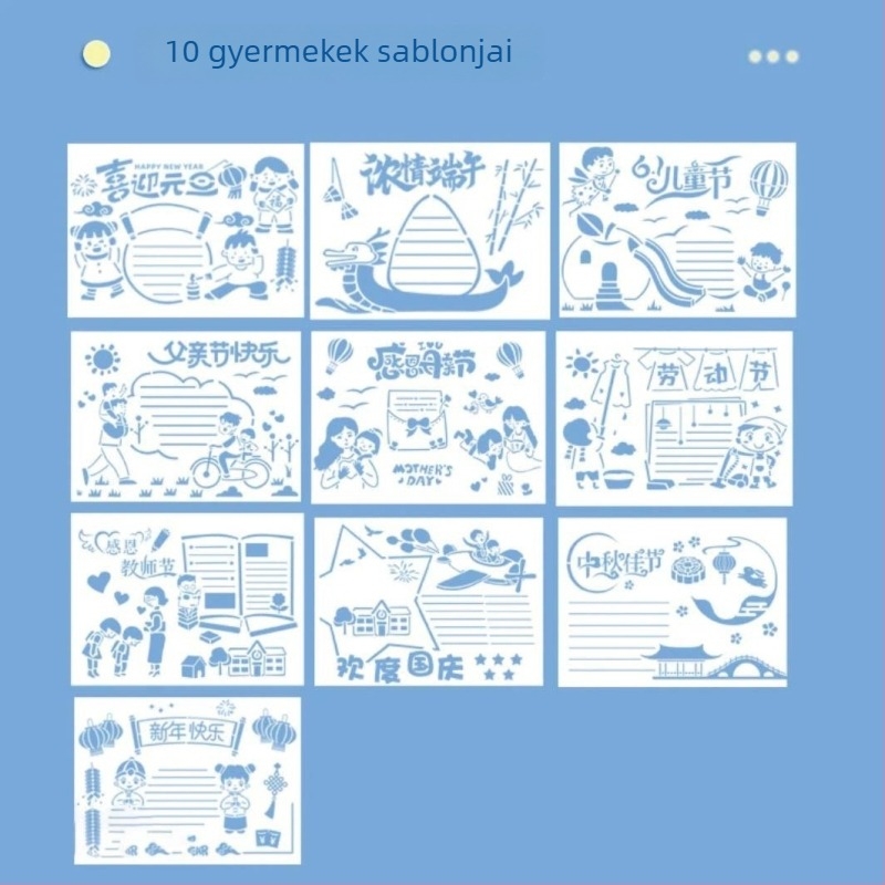 Általános Iskola Kézzel Írt Újság Sablon Készlet, Félkész, Oktatási Rajzos Tabloid Anyagok, Papír (Márka: Egyéb; Importálás: Nem; IP Jogosultság: Nem)