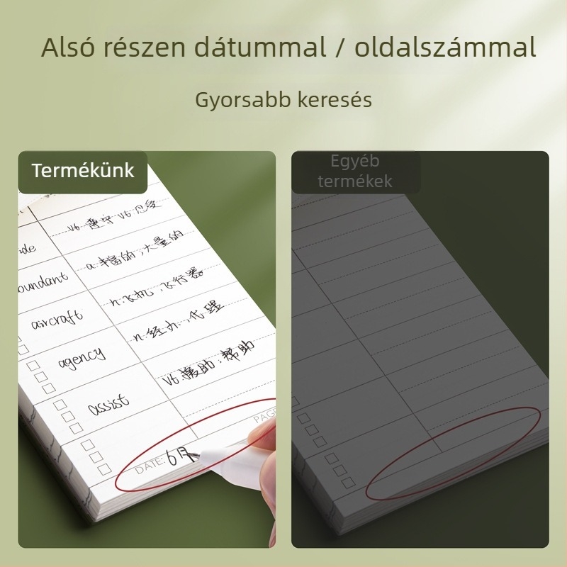 Kaba Bear jegyzetfüzet, spirálkötés, erdőpapír, 100–200 oldal