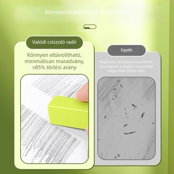 Radír VP513 – Matcha csokoládé típusú radír gyerekeknek, nem mérgező, pecsét alakú, 95 g, professzionális rajz