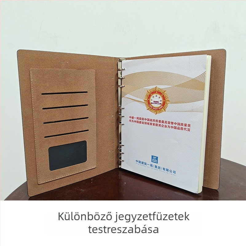 Wenfeng notesz, lazán kötött, nosztalgikus retro stílus, testreszabható, logó nyomtatás elérhető