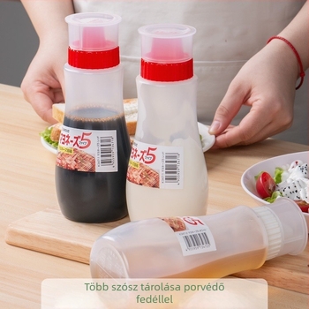 NAKAYA ötlyukas nyomópalack szószokhoz, műanyagból, ragadós fűszerekhez, modern egyszerű stílus, 2017 tavaszán debütált.