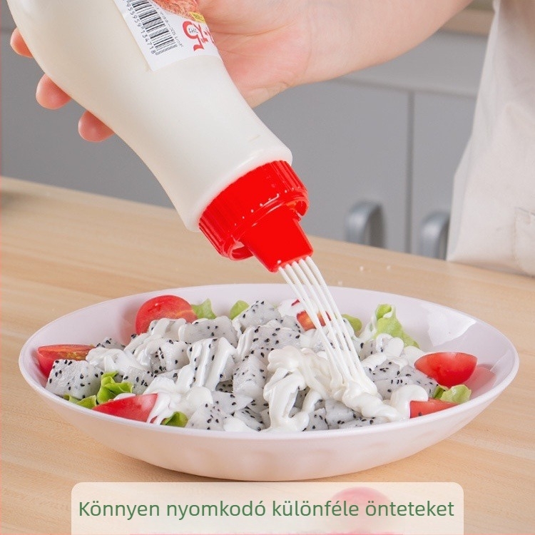 NAKAYA ötlyukas nyomópalack szószokhoz, műanyagból, ragadós fűszerekhez, modern egyszerű stílus, 2017 tavaszán debütált.