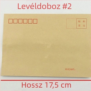 Hongnian Kraft papírból készült boríték, modell No. 7/C5, levélstílusú boríték, 5 típus