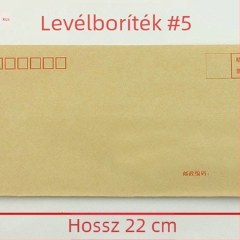 Hongnian Kraft papírból készült boríték, modell No. 7/C5, levélstílusú boríték, 5 típus