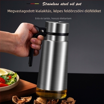 Hyvar olajtartó, üvegből készült