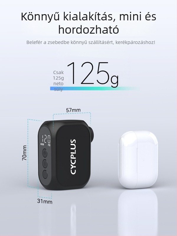 Kézi hordozható mini kerékpárpumpa