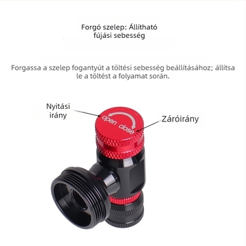 Kerékpár pumpa Cop1-pro, alumínium ház, univerzális szelep, OEM testreszabás