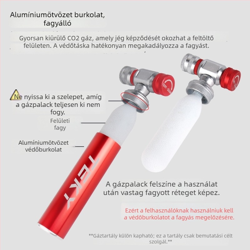 Kerékpár pumpa Cop1-pro, alumínium ház, univerzális szelep, OEM testreszabás
