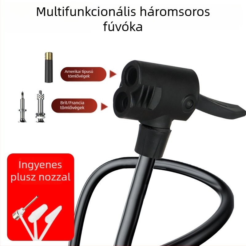 Jingding 38 kézi pumpa kerékpárokhoz, maximális nyomás 160 psi