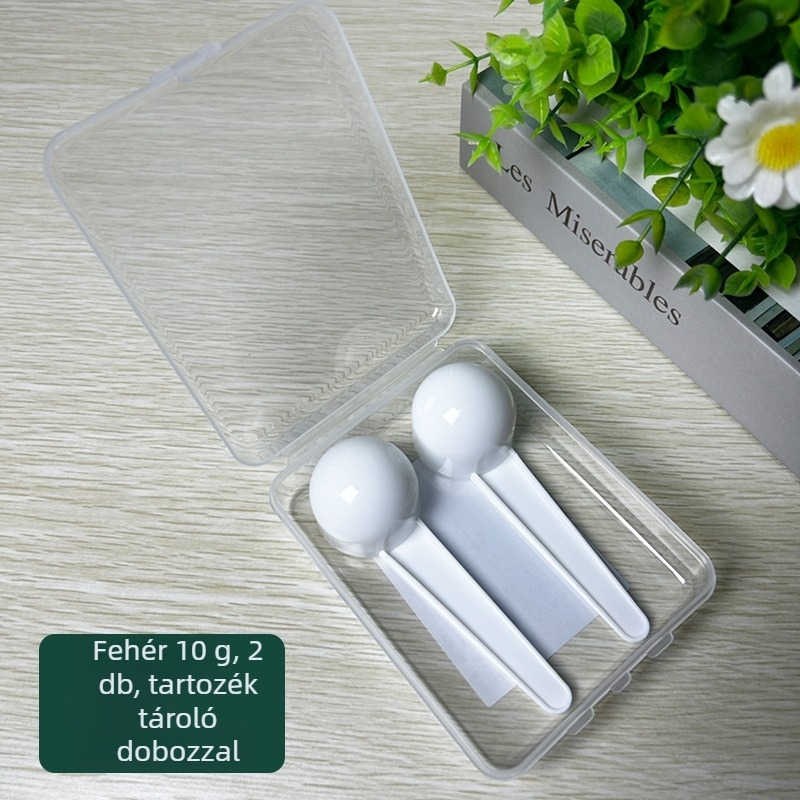 Baba tejpor mérőkanál, 15 ml kapacitás, 2-3 részes, PP anyag, modern egyszerű stílus, Hardy Rabbit márka