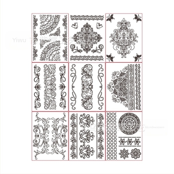 PET Mandala Kivágott Festési Sablon DIY Fal Dekorációhoz — Anyag: PET; Importált: Nem; IP Engedély: Nem