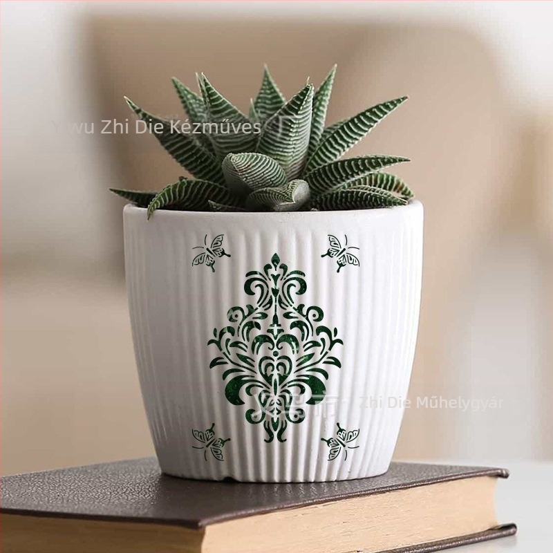 PET Mandala Kivágott Festési Sablon DIY Fal Dekorációhoz — Anyag: PET; Importált: Nem; IP Engedély: Nem