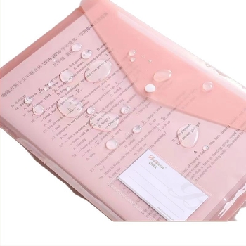 Dokumentumtartó mappa kapcsos záródással, átlátszó PP anyagból, nagy kapacitású