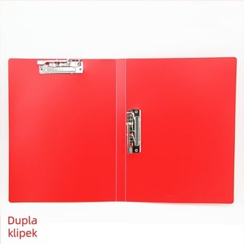Kang Bai B3801/B3811 dokumentumtartó egy- és dupla klipszzel, PP anyagú, logó nyomtatva, testreszabható feldolgozás