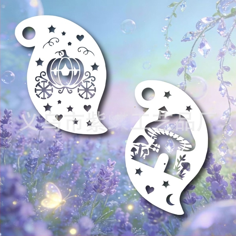 Gyermek DIY lyukas sablon a rajzhoz, PET anyag, modell SJX-189, Yiwu City Purple Butterfly Crafts Factory