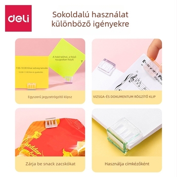 Deli akril klipsz tesztlapokhoz, műanyagból, zökkenőmentes kötéshez