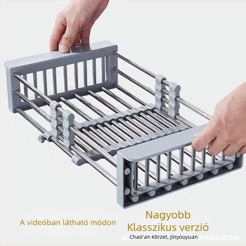 Edények lecsöpögtető állvány, márka Excellence, anyag műanyag, modern és minimalist stílus, bevezetve 2013 télen.