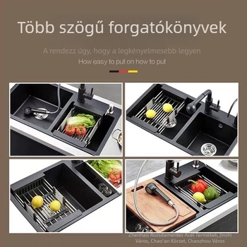 Edények lecsöpögtető állvány, márka Excellence, anyag műanyag, modern és minimalist stílus, bevezetve 2013 télen.