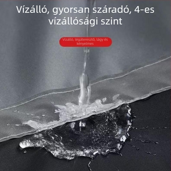 Egydarabos esőponcsó Oxford szövetből, vast anyag, PVC vízálló réteg, felnőtteknek, szabadtéri túrákhoz