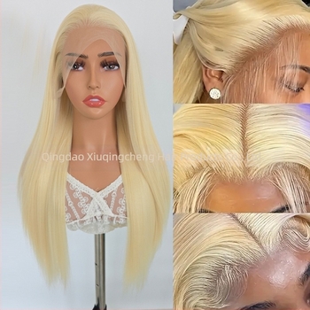 Beige hosszú, egyenes paróka elülső csipkével, 13x4, matt felület, magas hőálló rostokból, cosplay paróka, teljes fej