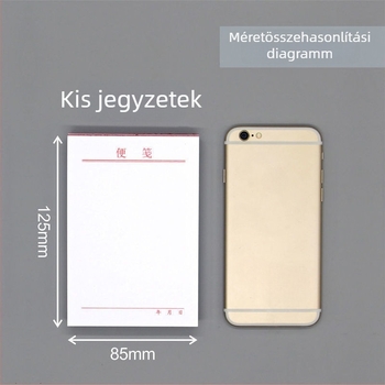 Perforált jegyzetfüzet, vázlatfüzet vastagított papírral, megrendelés űrlap