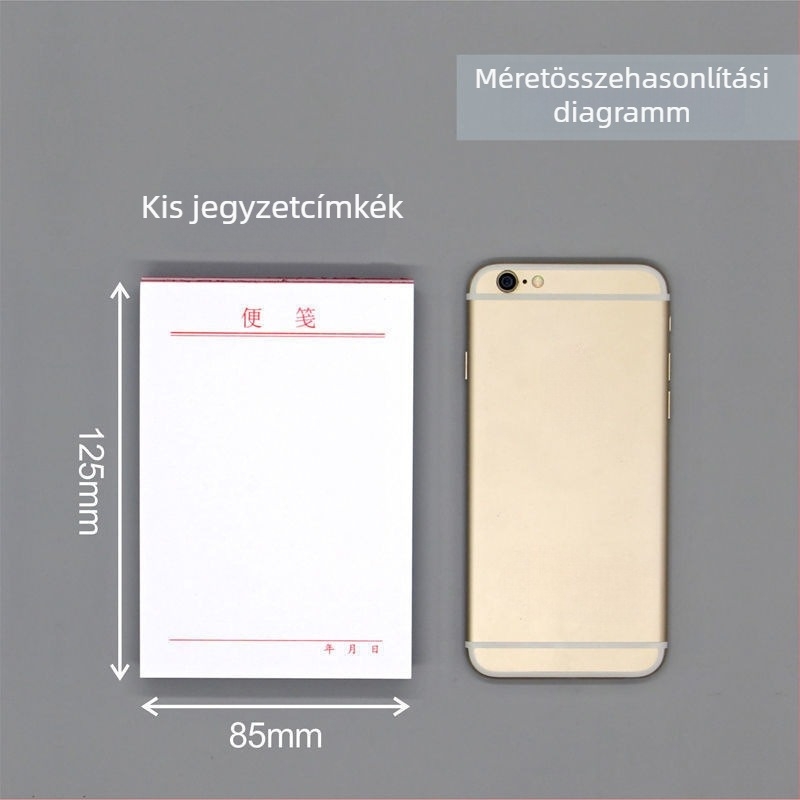 Perforált jegyzetfüzet, vázlatfüzet vastagított papírral, megrendelés űrlap