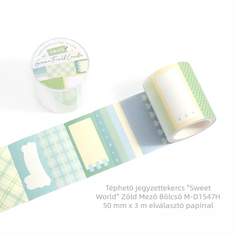 Note for Téphető Jegyzet Tekercs Dekoratív Széllel – Ragasztható, Egy Tekercs, Alapcsomagolás