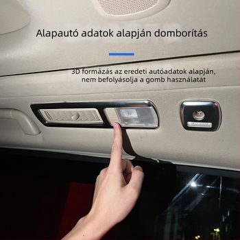 Shishuai 304 rozsdamentes acél belső patch készlet Alphard/Vellfire 30-as sorozat légkimenet keretéhez – testreszabás nélkül