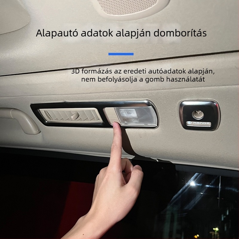 Shishuai 304 rozsdamentes acél belső patch készlet Alphard/Vellfire 30-as sorozat légkimenet keretéhez – testreszabás nélkül