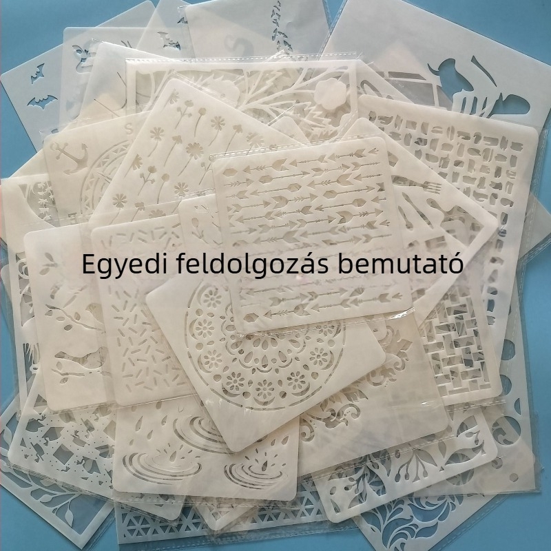 PET üreges festészeti sablon DIY graffitihez – permetező festés sablon gyerekeknek (Anyag: PET; Import: Nem; IP-engedély: Nem; Fő piac: Egyéb)